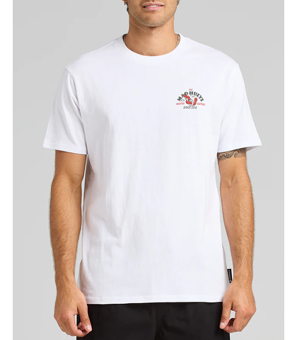 MAD HUEYS MASTER BAITER S/S TEE - WHITE