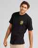 MAD HUEYS CAUGHT FK ALL S/S TEE - BLACK