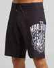 MAD HUEYS PORT SIDE AHOY FKRS 20'' BOARDSHORT - BLACK