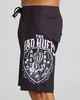 MAD HUEYS PORT SIDE AHOY FKRS 20'' BOARDSHORT - BLACK