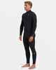 BILLABONG MENS 3/2 REVOLUTION NATURAL CHESTZIP STEAMER - BLACK