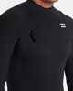 BILLABONG MENS 3/2 REVOLUTION NATURAL CHESTZIP STEAMER - BLACK