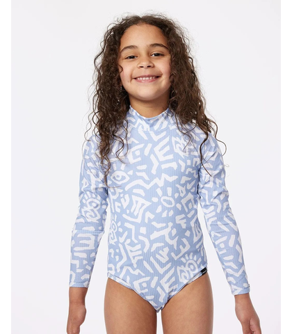 RIPCURL TODDLER GIRLS SEARCH SURFSUIT - SPRAY BLUE