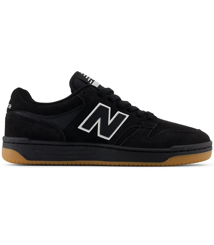 NEW BALANCE NUMERIC 480 - BLACK / BLACK / SUEDE