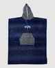 BILLABONG MENS HOODED TOWEL - DUSTY NAVY