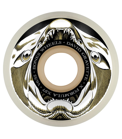 BONES WHEELS - X FORMULA GRAVETTE SALMON V6 WIDECUT 97a 55MM