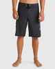 BILLABONG MENS FLAME OG BOARDSHORT - WASHED BLACK