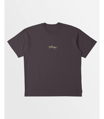 BILLABONG MENS IDENTITY OG S/S TEE - PLUM