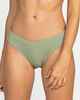 ROXY LADIES ESSAOUIRA MODERATE HIGH LEG BIKINI PANT - OIL GREEN