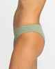 ROXY LADIES ESSAOUIRA MODERATE HIGH LEG BIKINI PANT - OIL GREEN