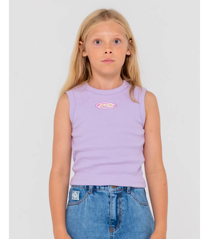 RUSTY GIRLS STARRY EYED SKIMMER TANK - PURPLE KNIGHT