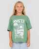 RUSTY GIRLS BY THE BAY OVERSIZE TEE - FADED PISTACHIO