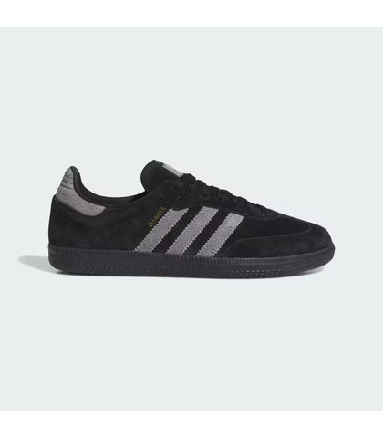 ADIDAS SAMBA ADV - BLACK / GREY / GOLD