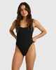 BILLABONG LADIES SUMMER HIGH TANKER 1 PIECE SWIMSUIT - BLACK SANDS