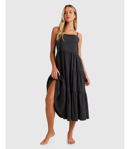 BILLABONG LADIES LOST LOVE DRESS - BLACK