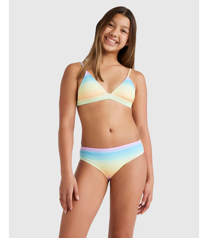 BILLABONG GIRLS VISTA DREAMIN TRI BIKINI SET - MULTI