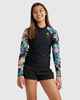 BILLABONG GIRLS IN DA JUNGLE L/S RASHSHIRT - BLACK