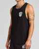 MAD HUEYS PORT SIDE AHOY FKRS SINGLET - BLACK