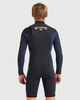 BILLABONG BOYS 2MM ABSOLUTE NATURAL L/S CHESTZIP SPRINGSUIT - DARK NAVY