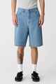 XLARGE PEACE MAN BULL DENIM SHORT - MID BLUE DENIM