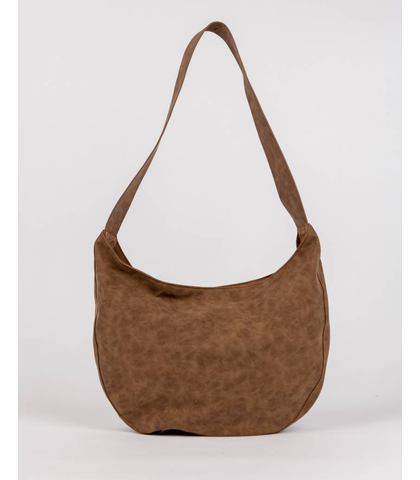 RUSTY LADIES BOBBIE SUEDE TOTE BAG - CHOCOLATE