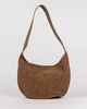 RUSTY LADIES BOBBIE SUEDE TOTE BAG - CHOCOLATE