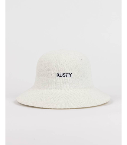 RUSTY LADIES BAILEY BUCKET HAT - WHITE