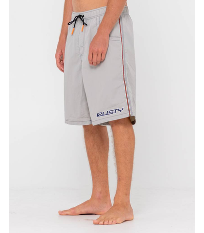 RUSTY MENS FLIP DADDY BOARDSHORT - OYSTER GREY