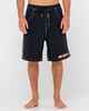 RUSTY MENS FLIP DADDY BOARDSHORT - BLACK