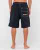 RUSTY MENS FLIP DADDY BOARDSHORT - BLACK