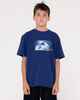 RUSTY MENS TIDAL KOMBAT S/S TEE - DELFT BLUE