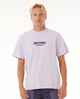 RIPCURL MENS QUEST FADE OUT S/S TEE - LILAC