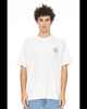 HUFFER MENS BLOCK TEE 220 / FLIGHT PLAN - CHALK