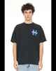 HUFFER MENS BLOCK TEE 220/ H BARS - BASALT