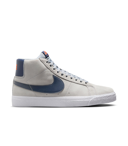 NIKE SB ZOOM BLAZER MID - WOLD GREY / MIDNIGHT NAVY