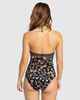 ROXY LADIES KERALA ONE PIECE SWIMSUIT - BLACK KERALA BORDER