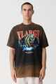 XLARGE SERPENT LA S/S TEE - COFFEE