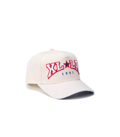 XLARGE XL LA 91 BASEBALL CAP - CHALK