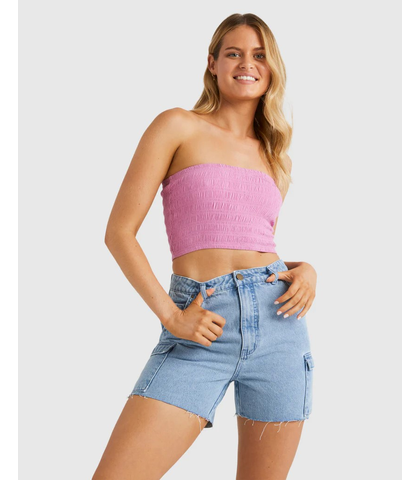 BILLABONG LADIES BEACH BABE TOP - BERRY PINK