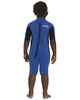 BILLABONG GROMS 2MM FOIL BACKZIP SPRINGSUIT - MID BLUE