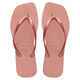 HAVAIANA'S SLIM SQUARE SOLID JANDAL - CROCUS ROSE