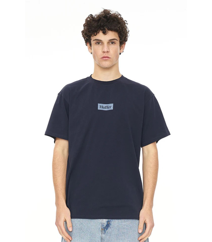 HUFFER MENS SUP TEE 190/ BOXED IN - NAVY