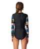 O'NEILL GIRLS BAHIA LYCRA L/S BACKZIP SWIM/ SURFSUIT - BALMY NIGHT