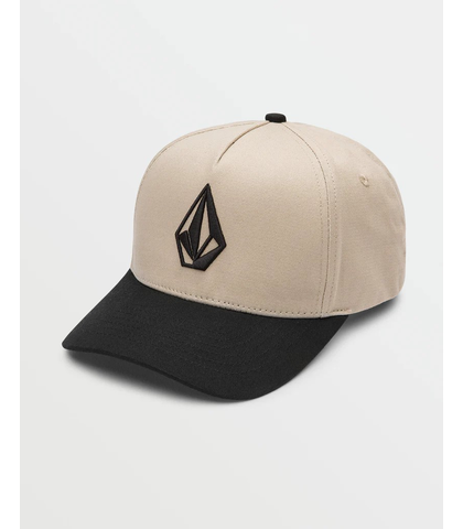 VOLCOM MENS EMBOSSED STONE ADJUSTABLE CAP - LIGHT KHAKI