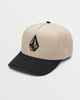 VOLCOM MENS EMBOSSED STONE ADJUSTABLE CAP - LIGHT KHAKI