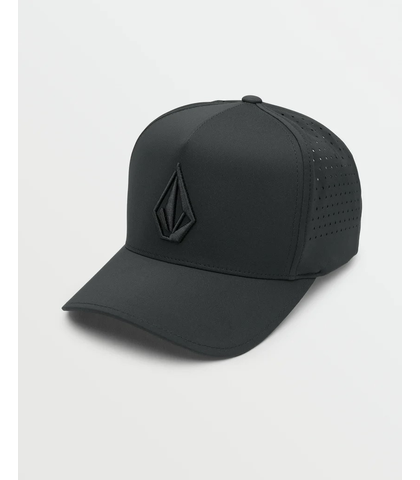 VOLCOM MENS STONE VENT DELTA ADJUSTABLE CAP - BLACK