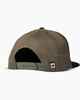 SALTY CREW BOYS INFIELD 5 PANEL CAP - OLIVE / BLACK