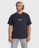 BILLABONG MENS IDENITY OS S/S TEE - WASHED BLACK