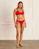 HEAVEN JENNIFER HIPSTER BIKINI PANT - RED