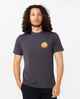 RIPCURL MENS WETSUIT ICON TEE - WASHED BLACK